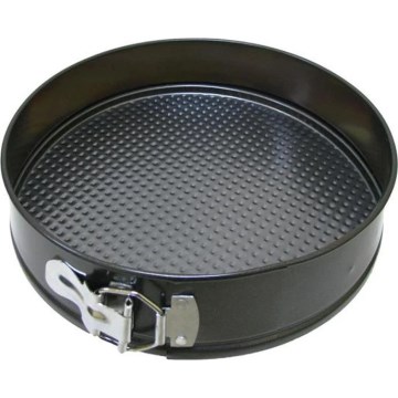 Pekač za torto s snemljivim obročem TORO 28 cm črn