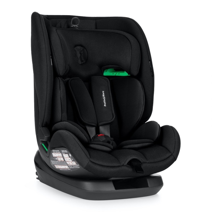 PETITE&MARS - Avtomobilski sedež PRIME PRO i-Velikost 76-150 cm (9-36 kg) črna