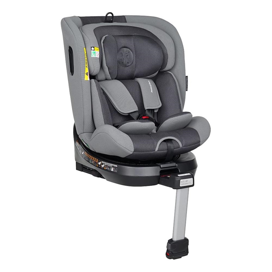 PETITE&MARS - Avtomobilski sedež TWISTGUARD PRO i-Velikost 40-150 cm (0-36 kg) siva