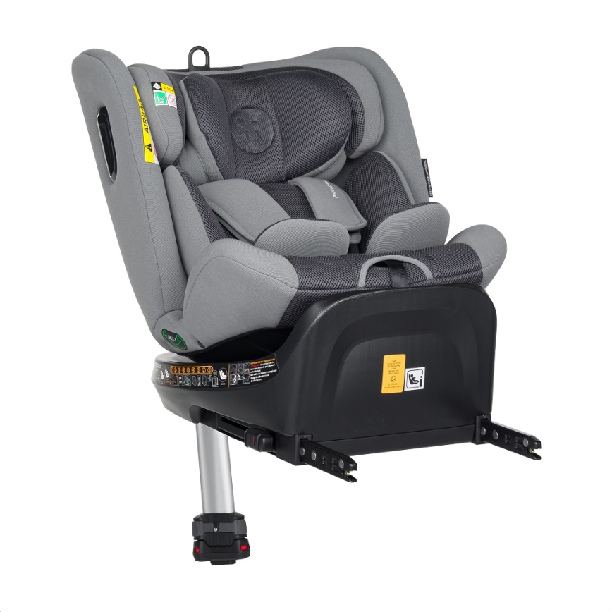 PETITE&MARS - Avtomobilski sedež TWISTGUARD PRO i-Velikost 40-150 cm (0-36 kg) siva