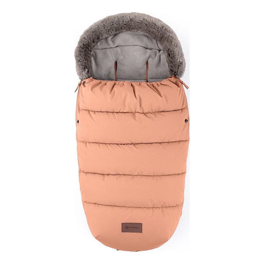 PETITE&MARS - Otroška spalna vreča 4v1 COMFY Pastel Peach oranžna