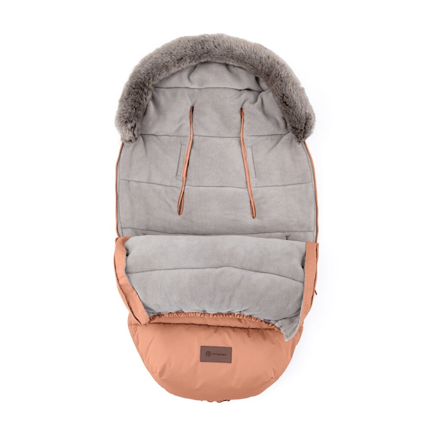 PETITE&MARS - Otroška spalna vreča 4v1 COMFY Pastel Peach oranžna