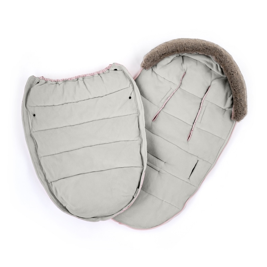 PETITE&MARS - Otroška spalna vreča 4v1 COMFY Pastel Peach oranžna