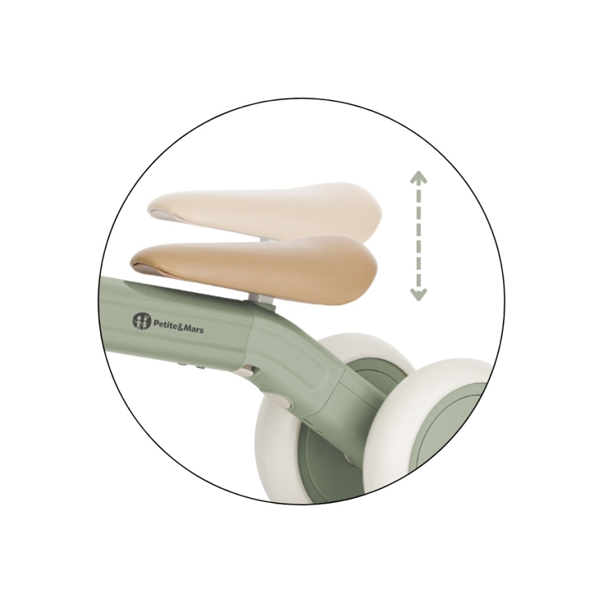 PETITE&MARS - Otroška trikolla 3 v 1 BINGO Sage Leaf