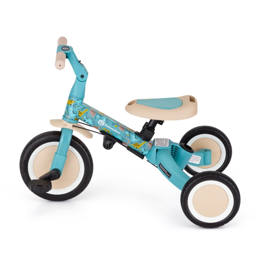 PETITE&MARS - Otroški tricikel 5 v 1 TURBO LIMITED Dino Park