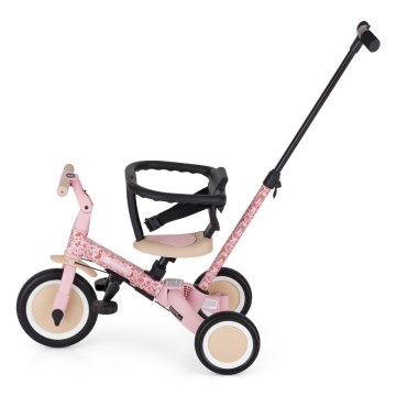 PETITE&MARS - Otroški tricikel 5 v 1 TURBO LIMITED Rosy Wilderness