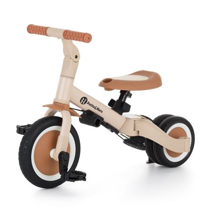 PETITE&MARS - Otroški tricikel 5v1 TURBO Desert Sand