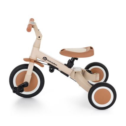 PETITE&MARS - Otroški tricikel 5v1 TURBO Desert Sand