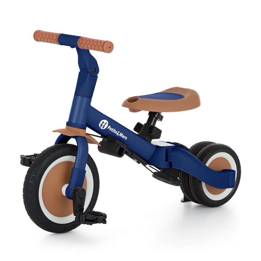 PETITE&MARS - Otroški tricikel 5v1 TURBO Enigmatic Blue