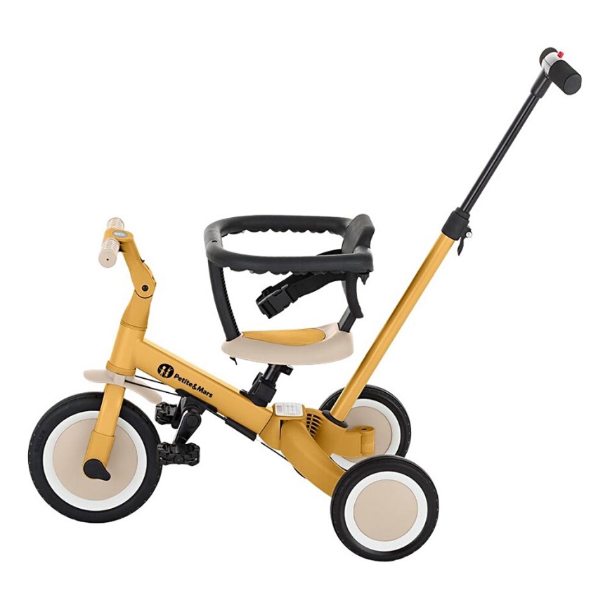 PETITE&MARS - Otroški tricikel 5v1 TURBO Intense Ochre