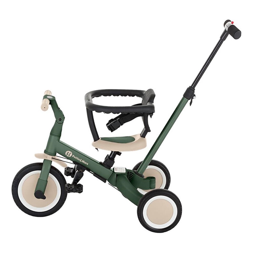 PETITE&MARS - Otroški tricikel 5v1 TURBO Misty Green