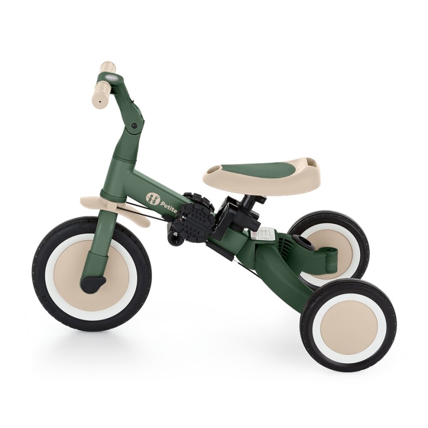 PETITE&MARS - Otroški tricikel 5v1 TURBO Misty Green