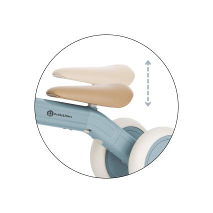 PETITE&MARS - Otroški trikolesnik 3 v 1 BINGO Stering Blue