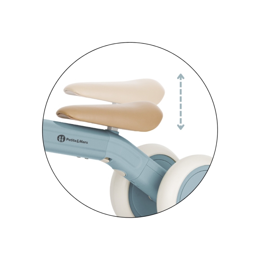 PETITE&MARS - Otroški trikolesnik 3 v 1 BINGO Stering Blue