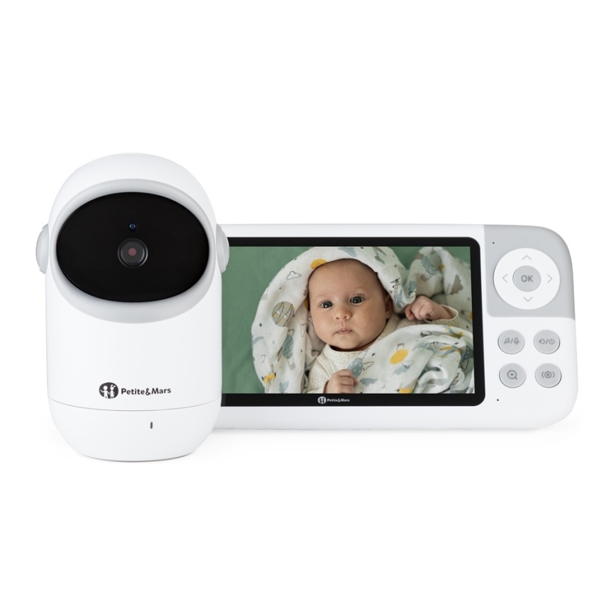 PETITE&MARS - Otroški video monitor EVE 5.0, 3,8 V, 3050 mAh