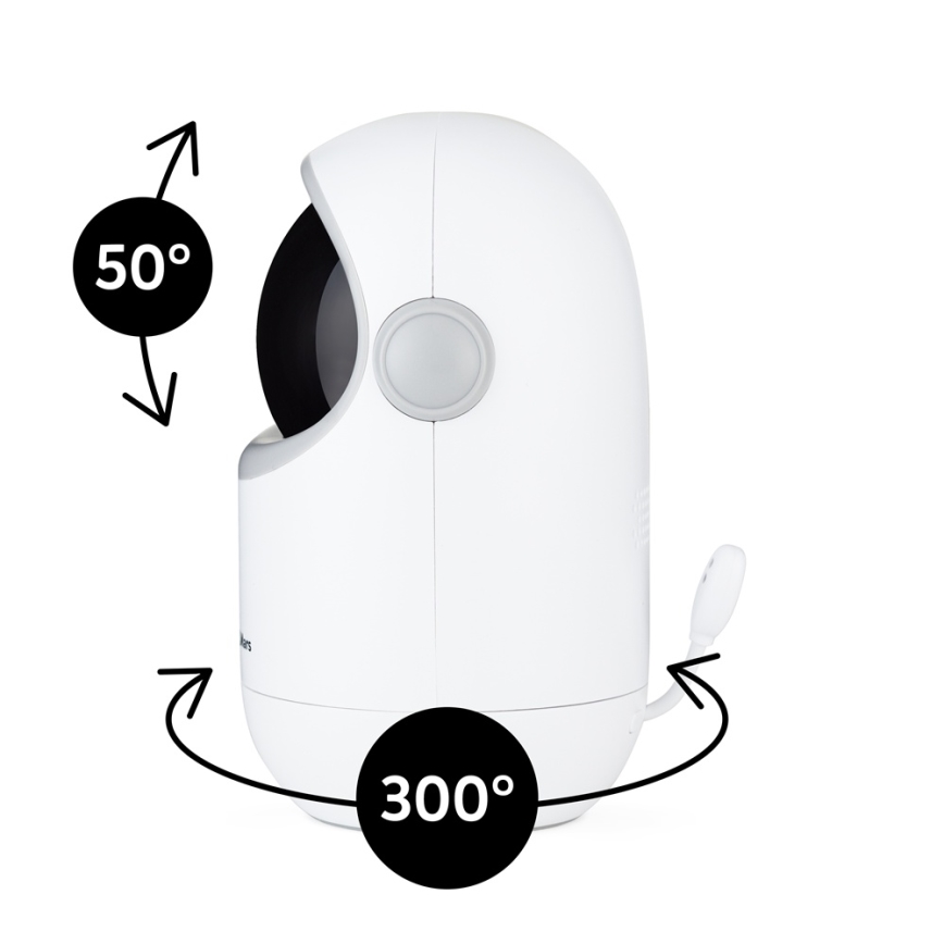 PETITE&MARS - Otroški video monitor EVE 5.0, 3,8 V, 3050 mAh