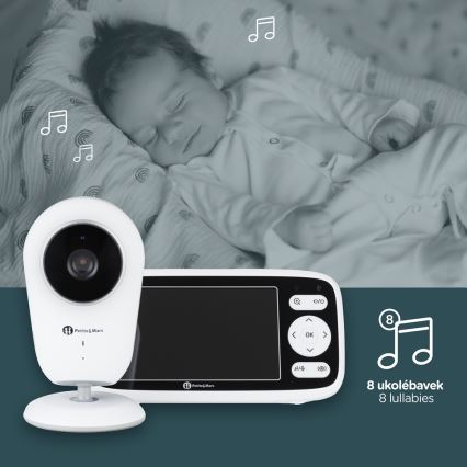 PETITE&MARS - Otroški video monitor NANO 4.0 3,7V 1760 mAh
