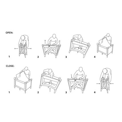PETITE&MARS - Potovalna posteljica KOOT Tiger Super Hero