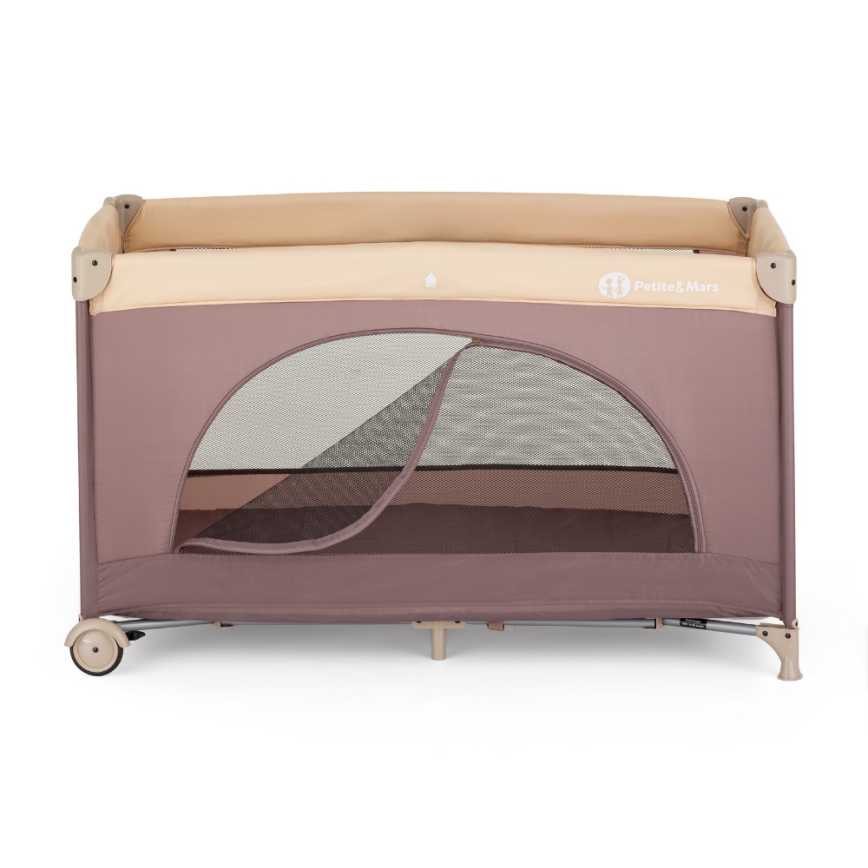 PETITE&MARS - Potovalna posteljica NYJA Elegant Dreamlines Mocha