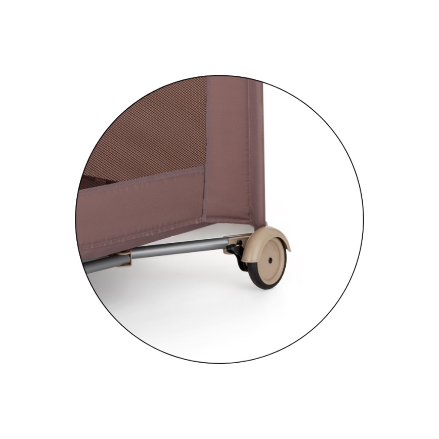 PETITE&MARS - Potovalna posteljica NYJA Elegant Dreamlines Mocha