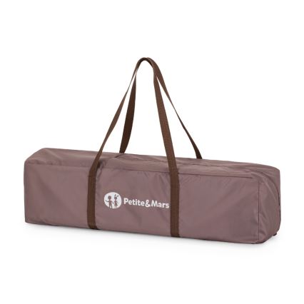 PETITE&MARS - Potovalna posteljica NYJA Elegant Dreamlines Mocha