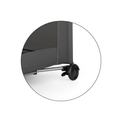 PETITE&MARS - Potovalna posteljica NYJA Urban Jungle Charcoal