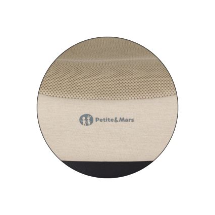 PETITE&MARS - Povišalo za avtosedež OPTIMUS PRO i-Size Air 125-150 cm (22-36 kg) bež