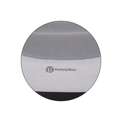 PETITE&MARS - Povišalo za avtosedež OPTIMUS PRO i-Size Air 125-150 cm (22-36 kg) siva