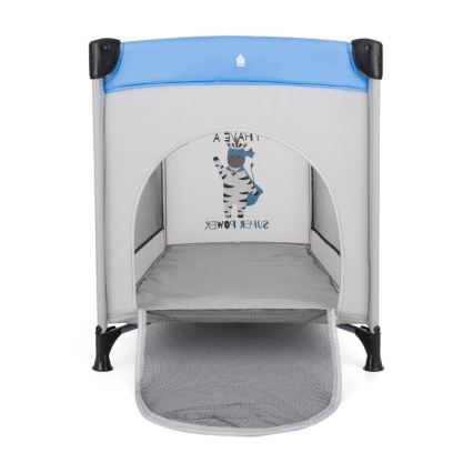 PETITE&MARS - Prenosna posteljica KOOT Zebra Super Power