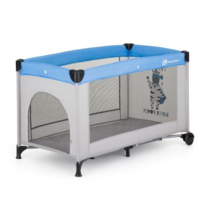 PETITE&MARS - Prenosna posteljica KOOT Zebra Super Power