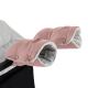 PETITE&MARS - SET Otroška spalna vreča 3v1 JIBOT + zimske rokavičke za voziček JASIE roza