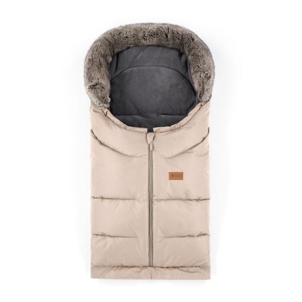 PETITE&MARS - SET Otroška spalna vreča 4v1 ARCTIC + rokavičke za voziček FURRY Vrtnica Petal