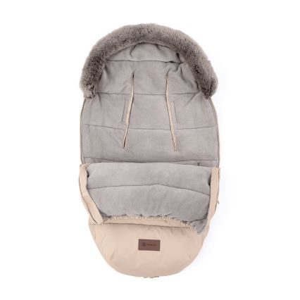 PETITE&MARS - SET Otroška spalna vreča 4v1 COMFY + rokavičke za voziček FURRY Vrtnica Petal