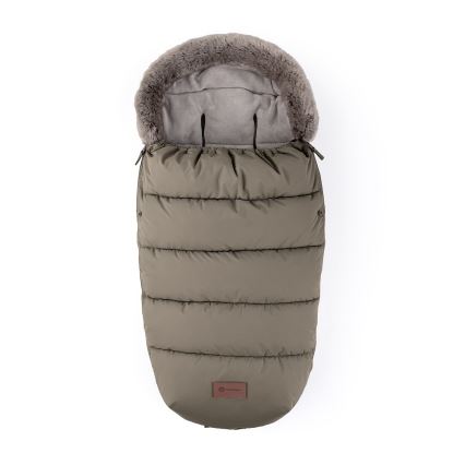 PETITE&MARS - SET Otroška spalna vreča 4 v 1 COMFY + mufke za voziček FURRY Mocha Mousse