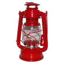Petrolejska svetilka 24 cm rdeča