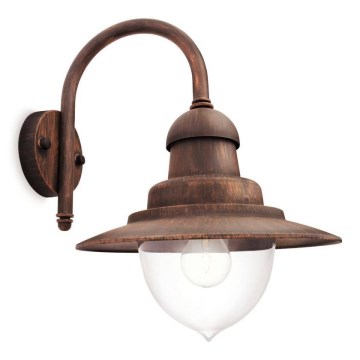 Philips 01652/06/PN - Zunanje stensko svetilo MYGARDEN RAINDROP 1xE27/53W/230V IP44