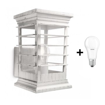 Philips 15280/18/16 - LED Zunanja stenska svetilka MY GARDEN PATIO 1xE27/8,5W+1xE27/53W IP44