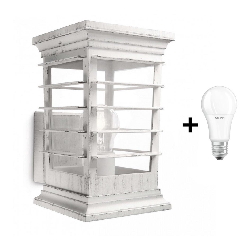 Philips 15280/18/16 - LED Zunanja stenska svetilka MY GARDEN PATIO 1xE27/8,5W+1xE27/53W IP44