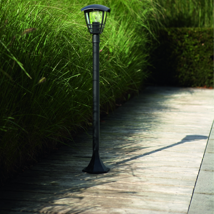 Philips 15383/30/16 - Zunanja svetilka MYGARDEN CREEK 1xE27/60W/230V črna IP44