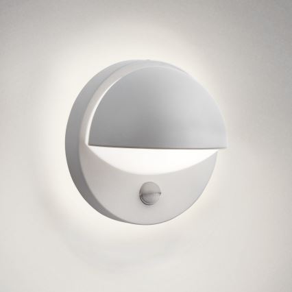 Philips - Zunanja stenska svetilka s senzorjem E27/12W IP44