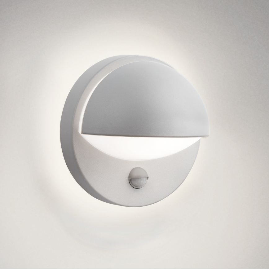 Philips - Zunanja stenska svetilka s senzorjem E27/12W IP44