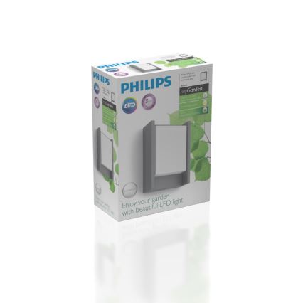 Philips - LED Zunanja stenska svetilka LED/6W/230V 2700K IP44