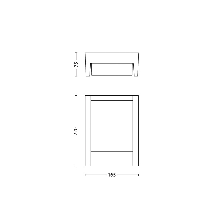 Philips - LED Zunanja stenska svetilka LED/6W/230V 4000K IP44