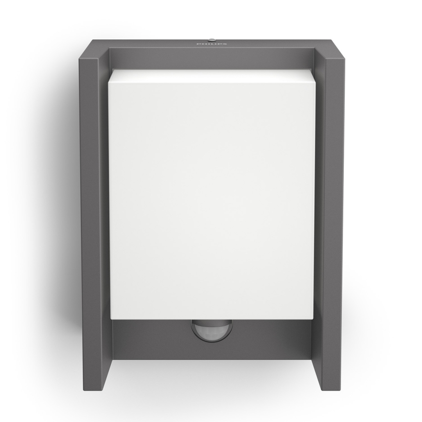 Philips - LED Zunanja stenska svetilka s senzorjem LED/6W 4000K IP44