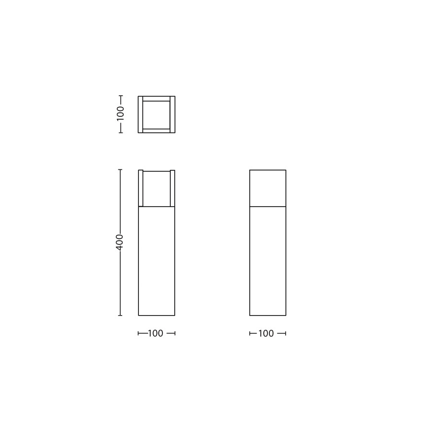 Philips - LED Zunanja svetilka LED/6W/230V 4000K IP44