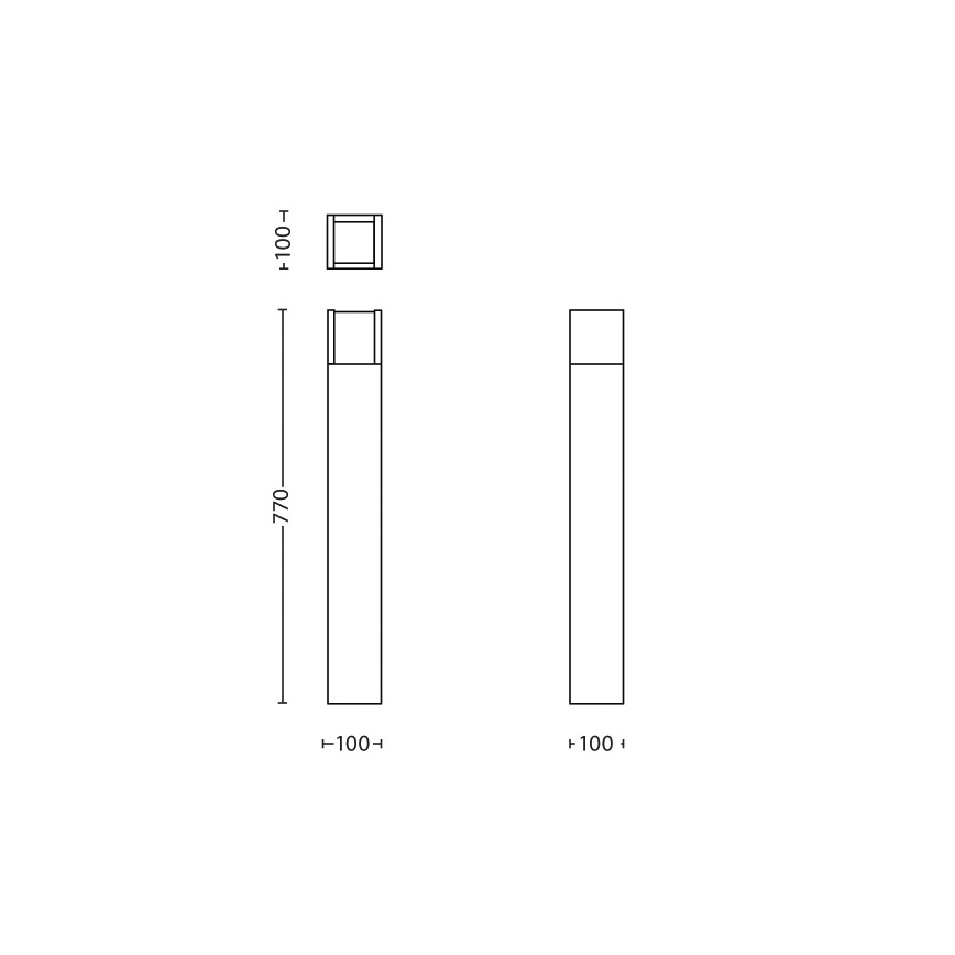 Philips - LED Zunanja svetilka LED/6W/230V 4000K IP44