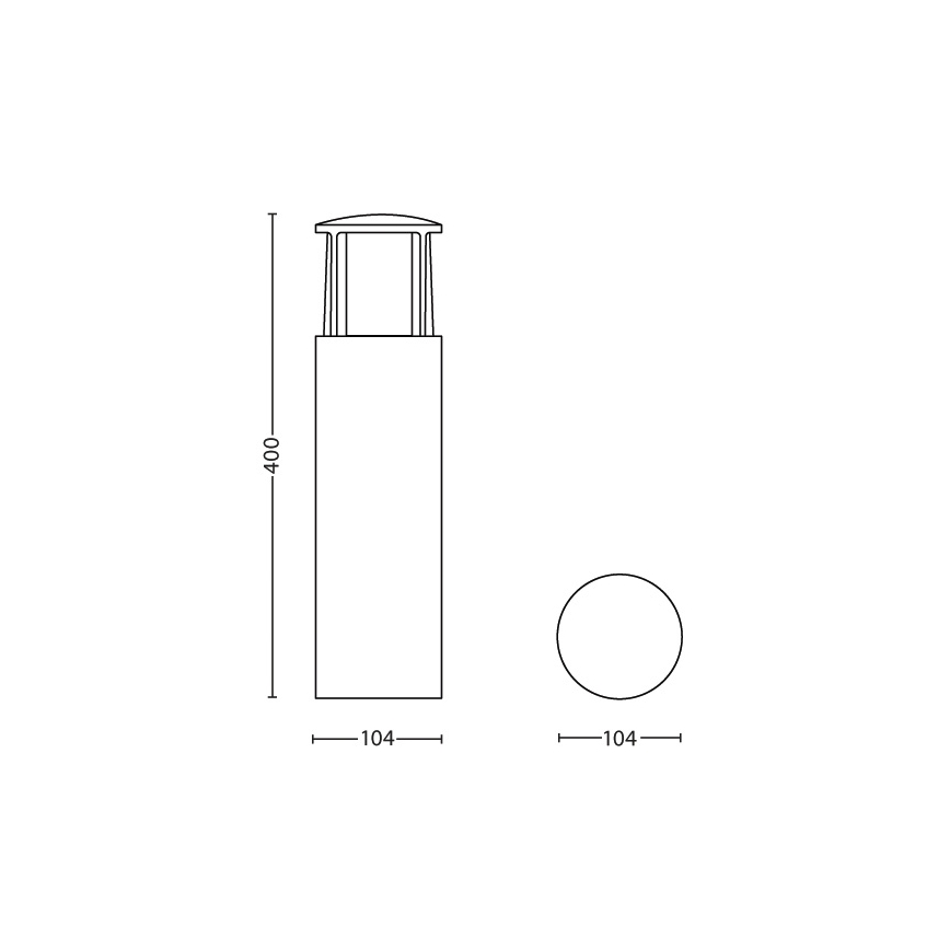 Philips - LED Zunanja svetilka 1xLED/6W/230V IP44