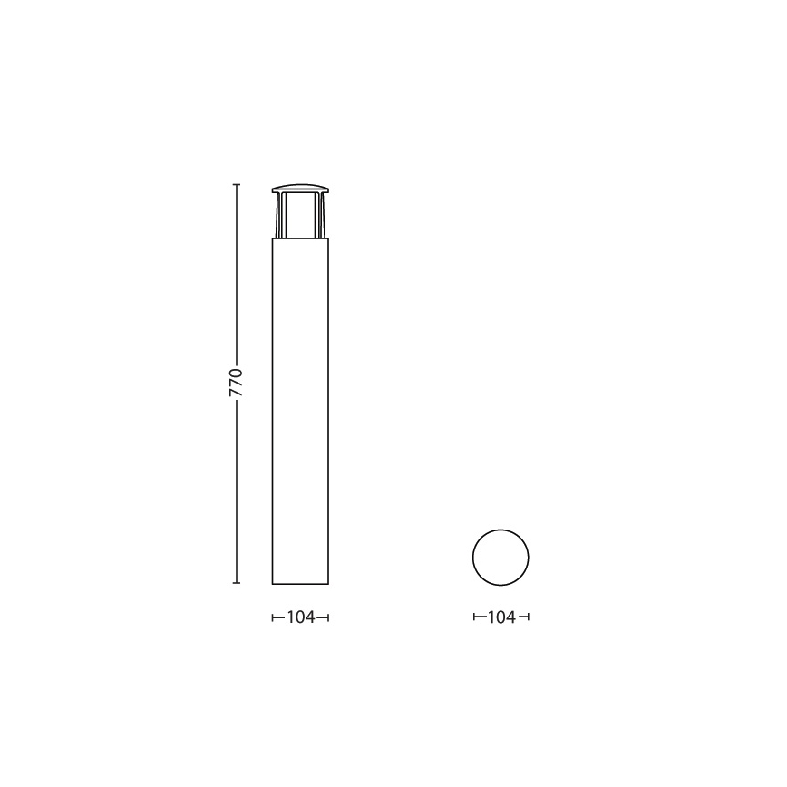 Philips - LED Zunanja svetilka 1xLED/6W/230V IP44