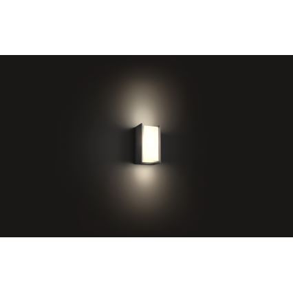 Philips - LED Zatemnitvena zunanja stenska svetilka Hue TURACO 1xE27/9,5W/230V IP44