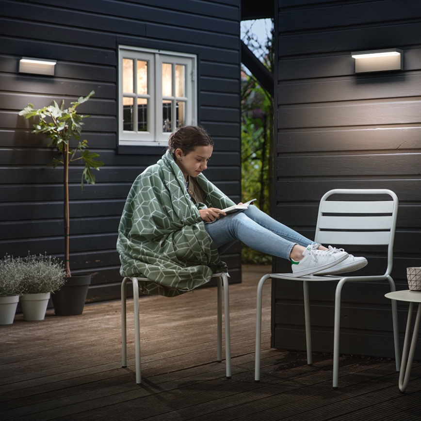Philips 16483/93/P0 - LED zunanja stenska svetilka MYGARDEN BUSTAN 2xLED/4,5W